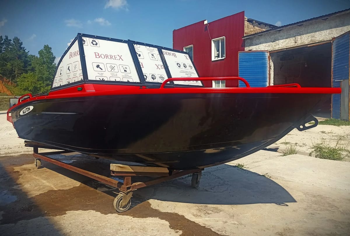 Катер-лодка алюминиевая ALUTON 490Fish
